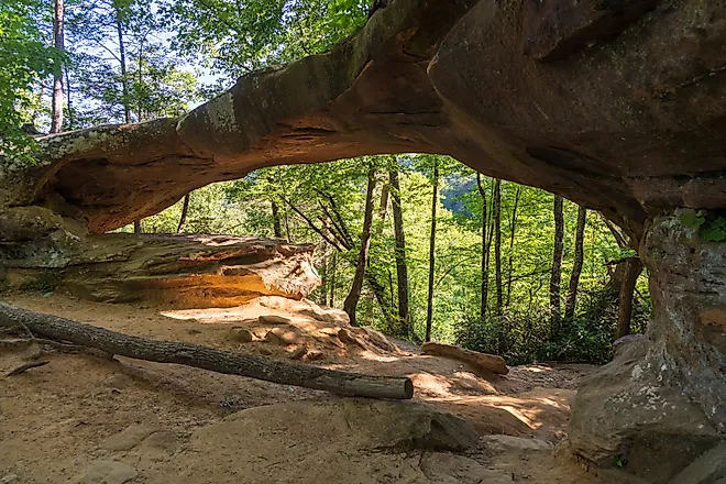 Red River Gorge Geological Area in Kentucky