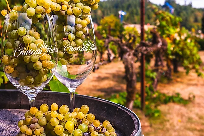 Chateau Ste. Michelle, Washington's oldest winery. Editorial credit: Olya Helms / Shutterstock.com