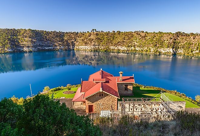 Blue Lake at Mount Gambier, South Australia