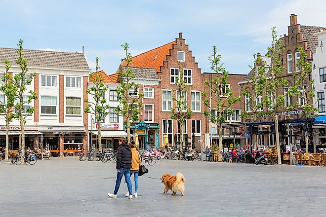 Square in the city center of Goes, Netherlands. Editorial credit: Christian Mueller / Shutterstock.com