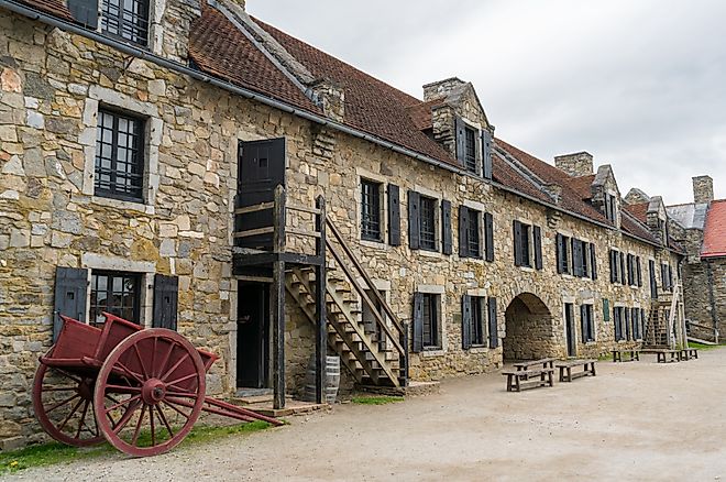 Fort Ticonderoga, formerly Fort Carillon in New York State, USA