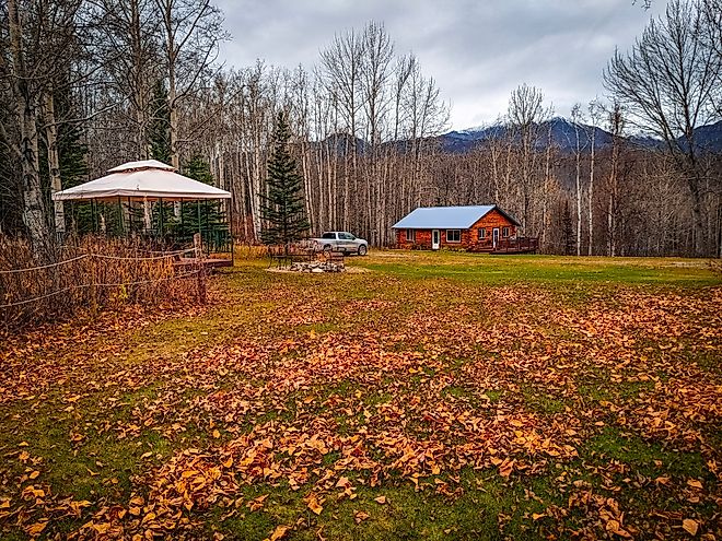 A beautiful cabin in Palmer, Alaska.