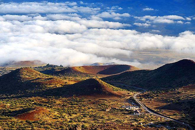 Hawaii's Mauna Loa is the largest active volcano in the world.