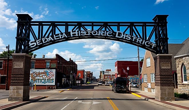 Sedalia Historic District, Missouri. Editorial credit: Joseph Sohm / Shutterstock.com