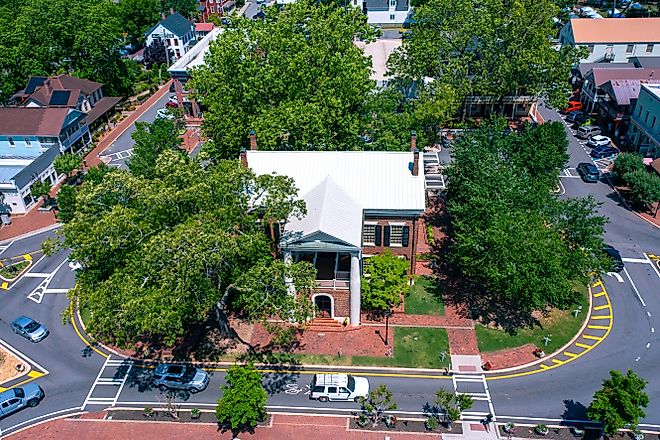 The Dahlonega Gold Museum in Dahlonega, Georgia.