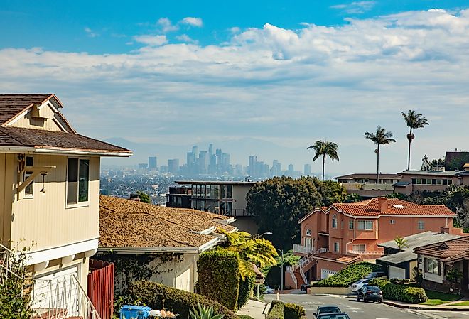 Beautiful living area in Crenshaw, Los Angeles. Image credit travelview via Shutterstock