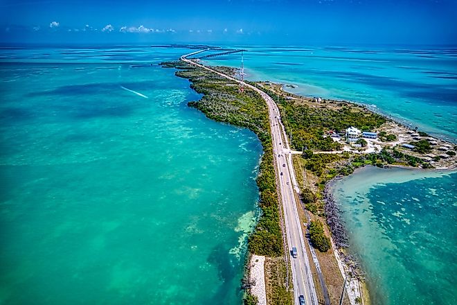 The Overseas Highway in the Florida Keys.
