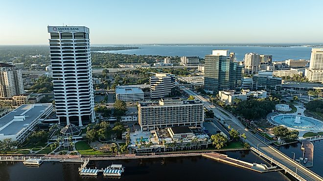 San Marco area in Jacksonville, Florida. Editorial credit: Frame Craft 8 / Shutterstock.com