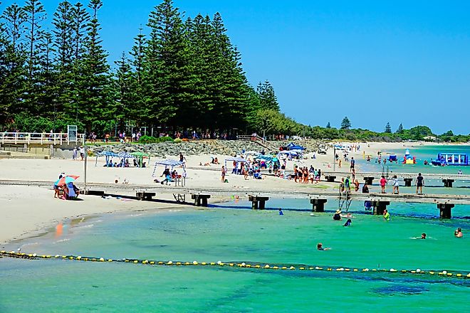 Busselton Australia Beach and Foreshore Western Australia Indian Ocean. Created 01.11.2024. Editorial Photo Credit: Dennis MacDonald Shutterstock.