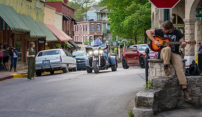 Historic downtown Eureka Springs