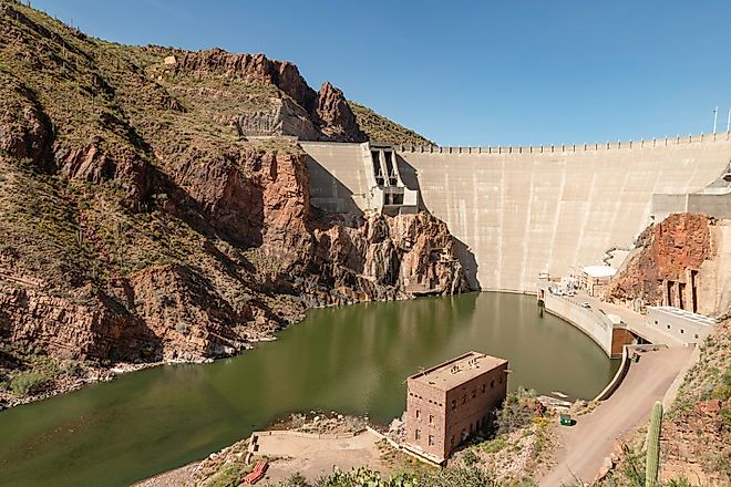 Theodore Roosevelt Dam in Arizona.