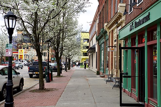 Springtime in Beacon, New York. (Editorial credit: Wirestock Creators / Shutterstock.com)