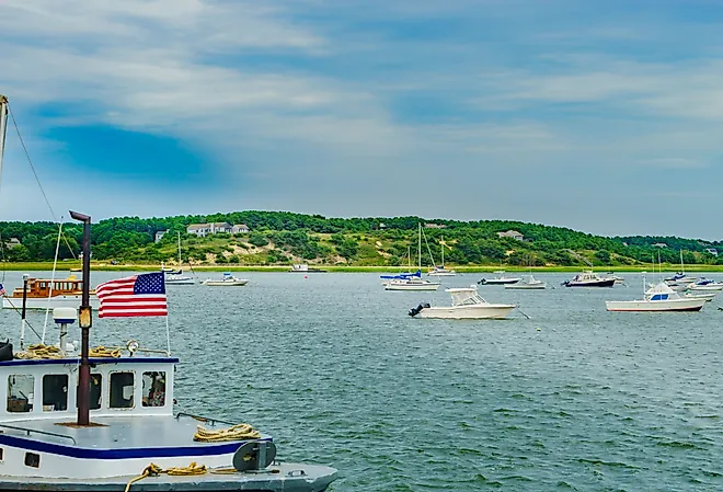 Wellfleet Harbor Area Cape Cod, MA US.