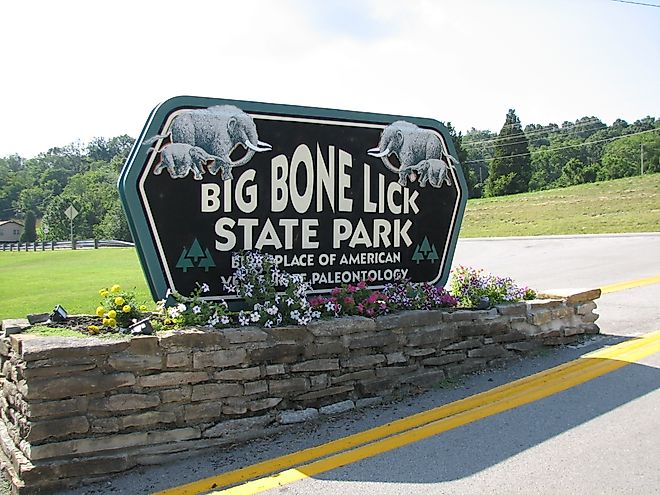 Big Bone Lick State Park. By Mattguyver - Own work, CC BY 3.0, https://commons.wikimedia.org/w/index.php?curid=4509587