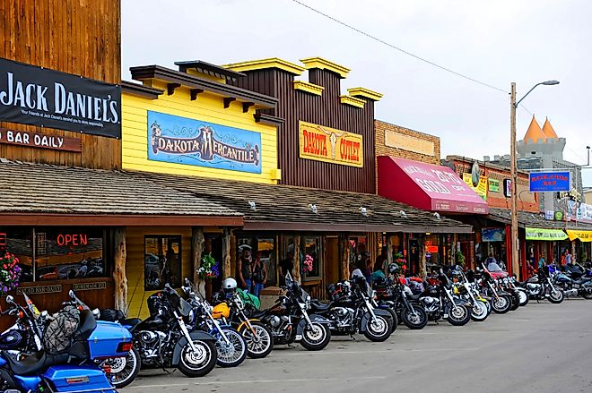 Wall, South Dakota near the Badlands and Mount Rushmore. (Editorial credit: Dennis MacDonald / Shutterstock.com)