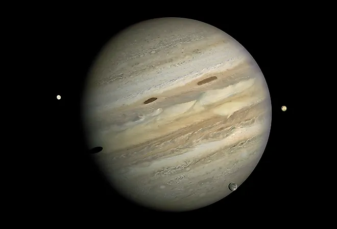 Jupiter taken by Nasa’s Voyager 1 (Justin Cowart, Public domain, via Wikimedia Commons)