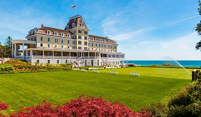 The Ocean House in Westerly, Rhode Island. (Editorial credit: Allard One / Shutterstock.com.)