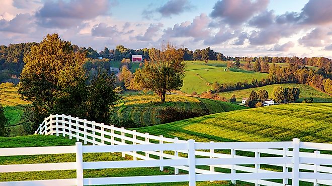 Editorial Photo Credit: EZ Miles via Shutterstock. Walnut Creek Landscape in Holmes County Ohio