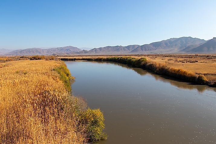 Aras River between Nakhchivan and Turkey.