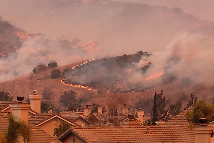 Wildfire in California