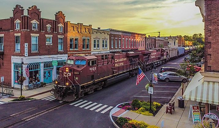 Downtown La Grange in Kentucky