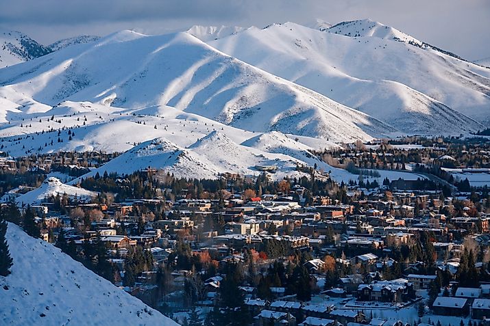 The breathtaking town of Sun Valley, Idaho.