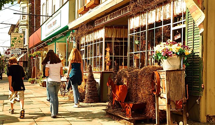 Downtown Saugerties, New York. Editorial credit: James Kirkikis / Shutterstock.com
