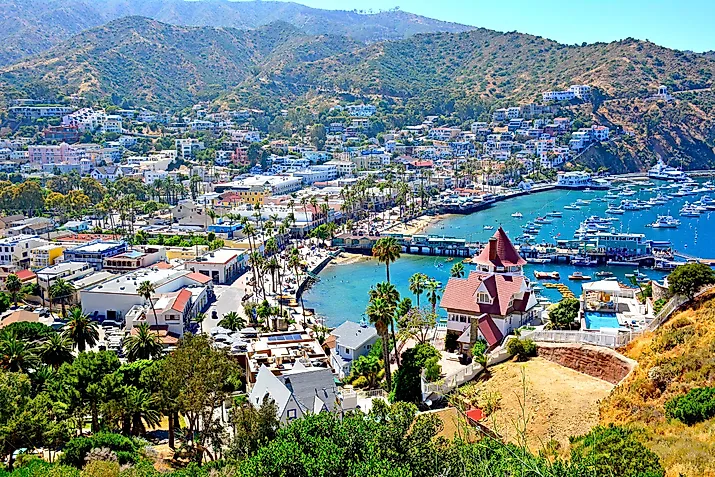 A gorgeous town of Avalon, California.