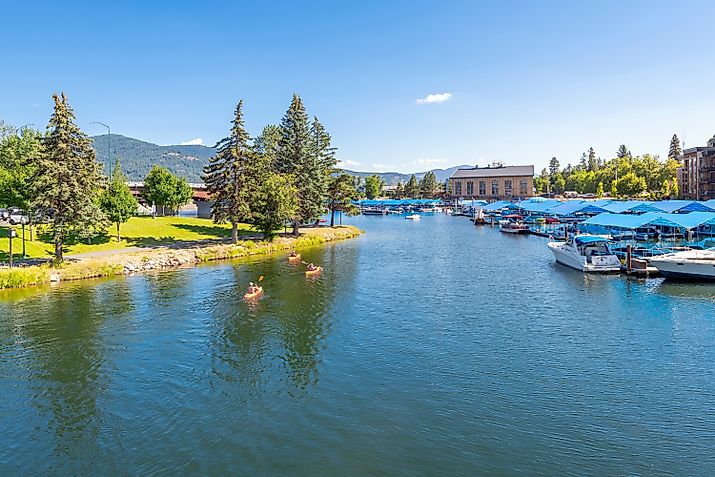 Lake Pend Oreille in Sandpoint, Idaho. Editorial credit: Kirk Fisher / Shutterstock.com.