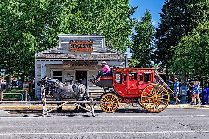 A charming scene from downtown Jackson, Wyoming. (Image credit randy andy via Shutterstock)