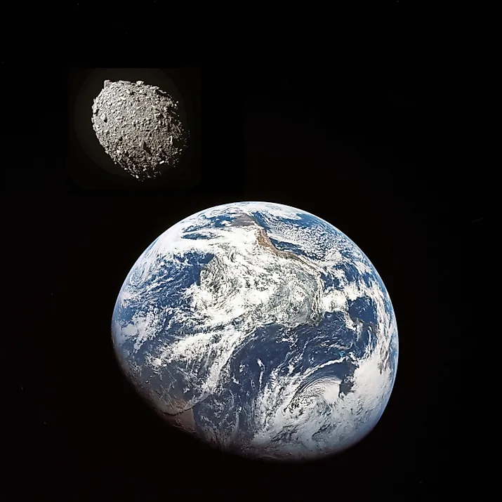 Asteroid close to Earth. Image Credits: Clavivs via Shutterstock