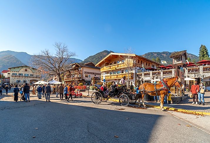 The charming town of Leavenworth, Washington. Image credit Kirk Fisher via Shutterstock.com