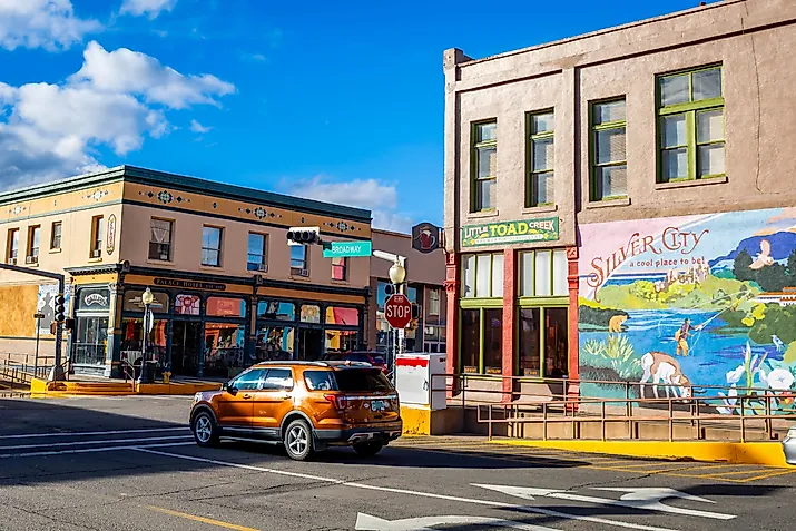 Colorful murals decorate the urban streets in Silver City, New Mexico. Image credit: Photo Spirit / Shutterstock.com.