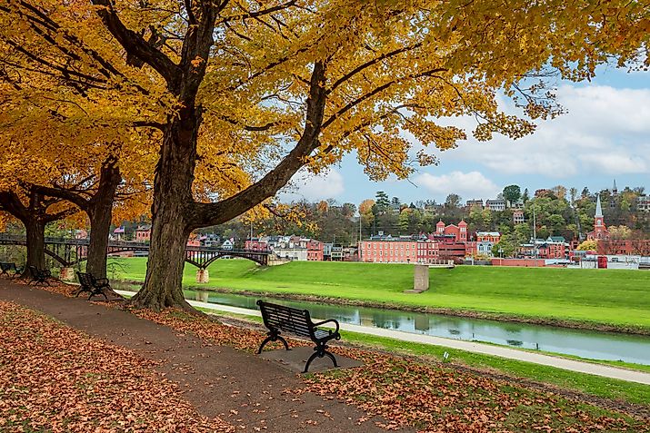Green Park in Galena, Illinois.