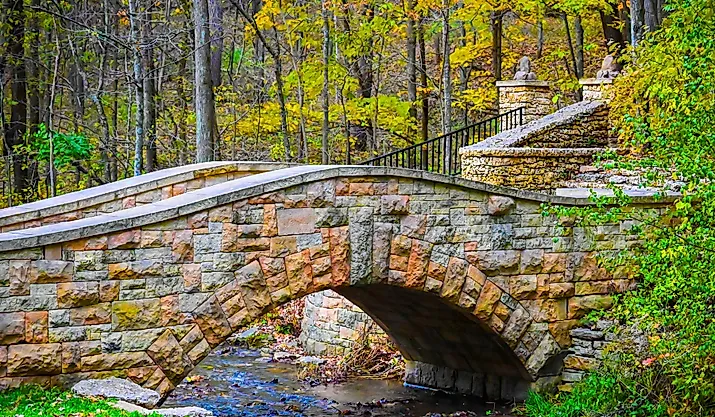 Dunning's Spring Park in Decorah, Iowa.