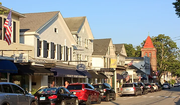 Main Street in Essex, Connecticut. Image credit: danf0505 / Shutterstock.com.