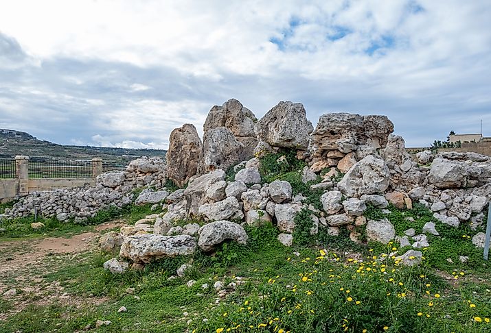 Ta' Ħaġrat Megalithic Site in Malta