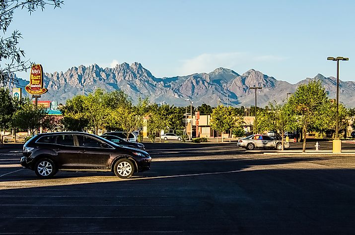 Downtown Las Cruces, New Mexico. Editorial credit: Andriy Blokhin / Shutterstock.com