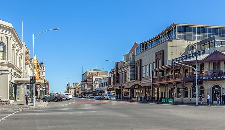 The main street in Ballarat, Victoria, via PhotopankPL / Shutterstock.com