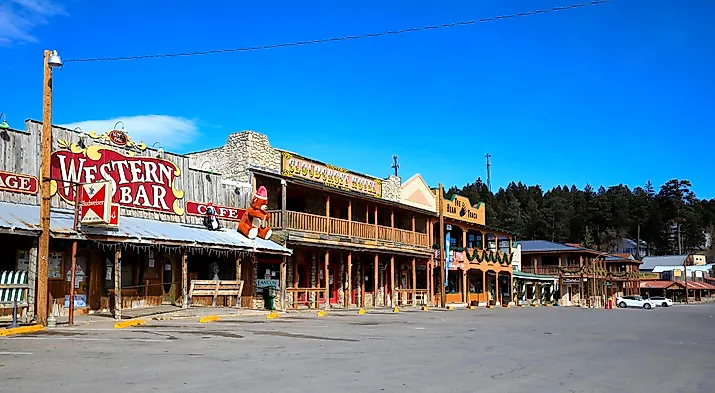 The beautiful town of Cloudcroft, New Mexico. Image credit Purplexsu via Shutterstock