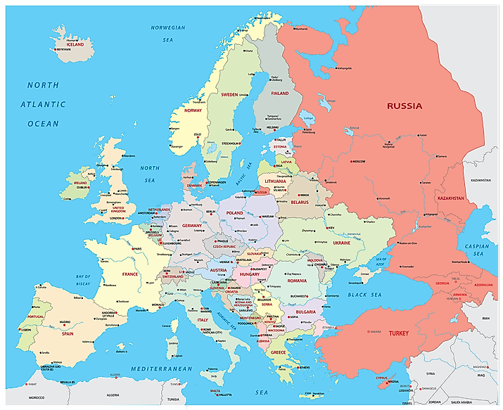 Map of Europe
