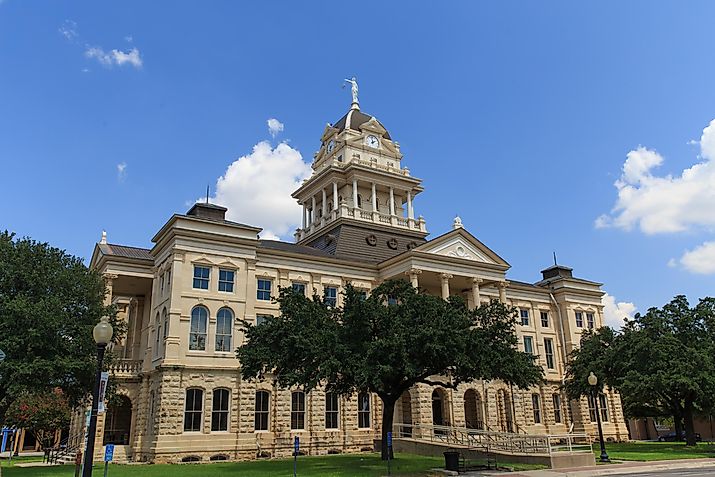 Bell County Courthouse, Belton, Texas.
