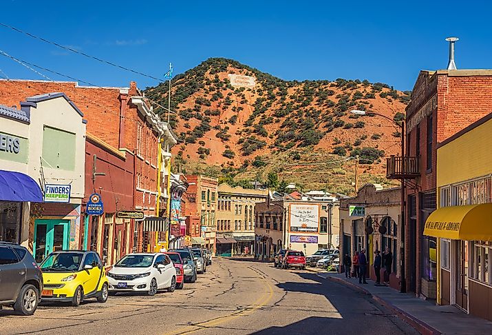 Downtown streets of Bisbee, Arizona. Image credit Nick Fox via Shutterstock