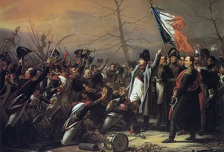 The return of Napoleon after his escape from Elba. Image credit Creative Commons