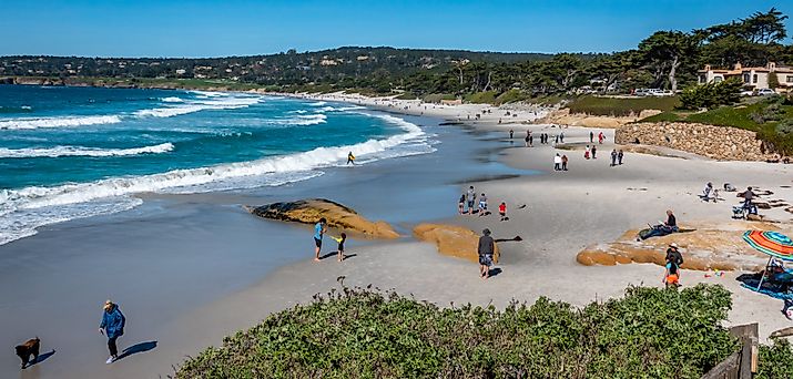 The beach at Carmel by the Sea, California. Editorial credit: David A Litman / Shutterstock.com.