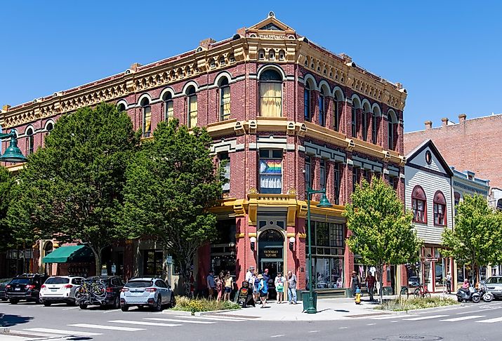 Port Townsend Historic District lined with well-preserved late 19th-century buildings. Image credit 365 Focus Photography via Shutterstock