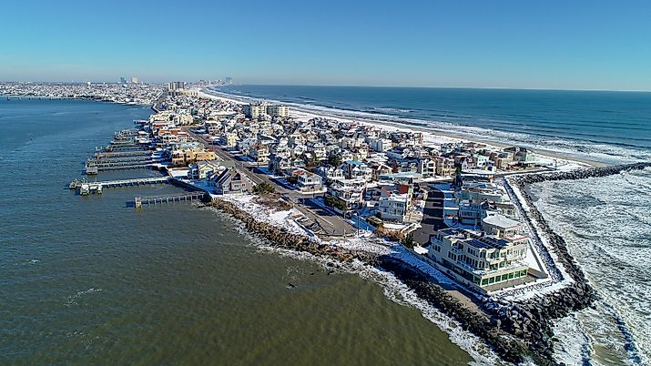 Aerial view of Absecon Island.