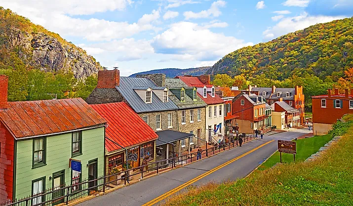 Harpers Ferry in the fall.