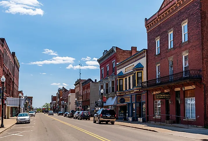 Downtown Kane, Pennsylvania. Image credit woodsnorthphoto via Shutterstock
