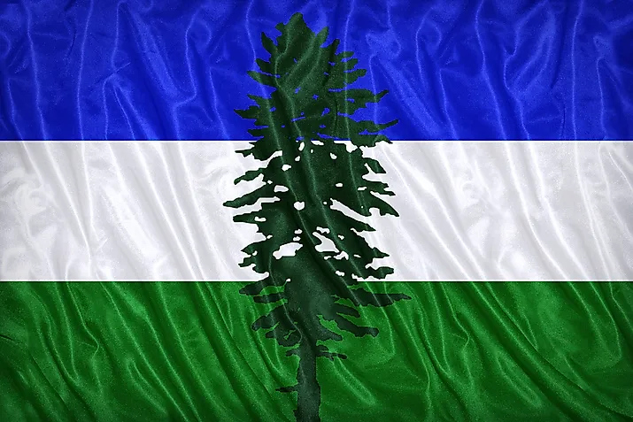 The flag of the Cascadia bioregion movement, known as the Doug flag.